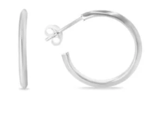 Argollas semi abierta lisa 20 mm