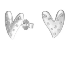 Aros corazón chunky circones