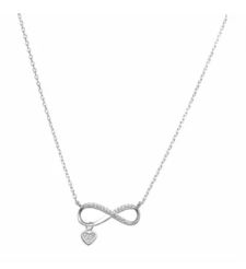 Collar infinito con circones